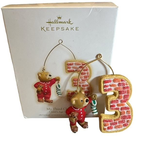 Hallmark Keepsake Ornament 2008 My Third Christmas Child's Age Collection - Picture 1 of 4